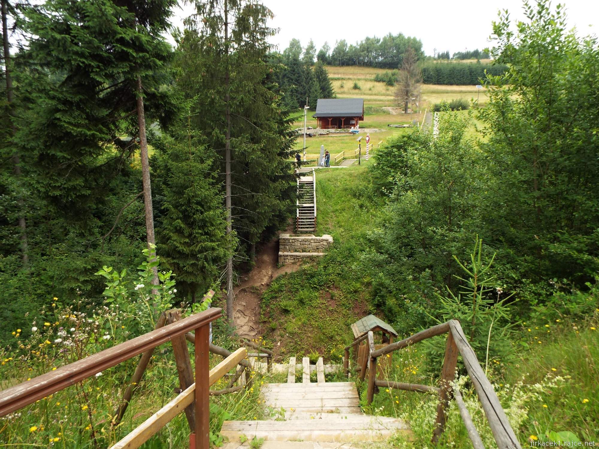Trojmezí CZ-PL-SK - 55 - Trojmezí - pohled z SK přes potok na CZ a PL vpravo