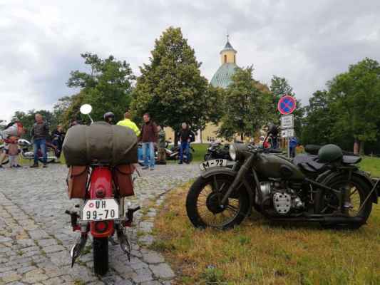 JAWA jízda přes Antonínek