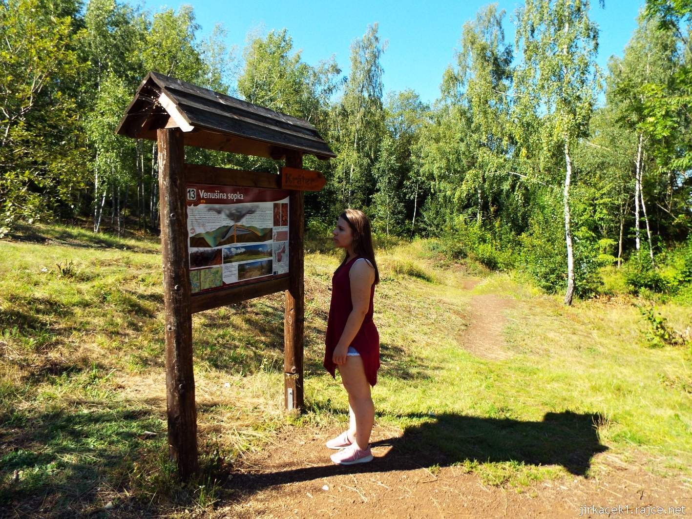 Venušina sopka 04 - informační tabule