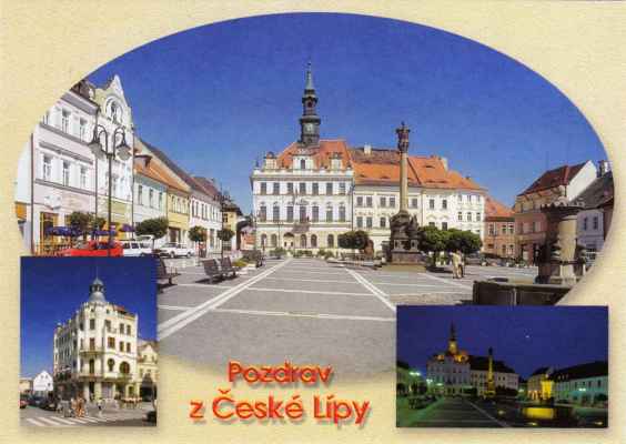 Česká Lípa-založená jako město Lipé za krále Přemysla Otakara II. Město bylo vypáleno husity a značně trpělo i v průběhu 18. století. Současnou podobu vtiskla městu výstavba v průběhu 19. století-2000