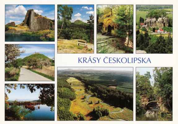 Krásy Českolipska-Panská skála-Klíč-Svojkov-Sloup-Bezděz-Novozámecký rybník-Meandry Ploučnice-Holany-2000