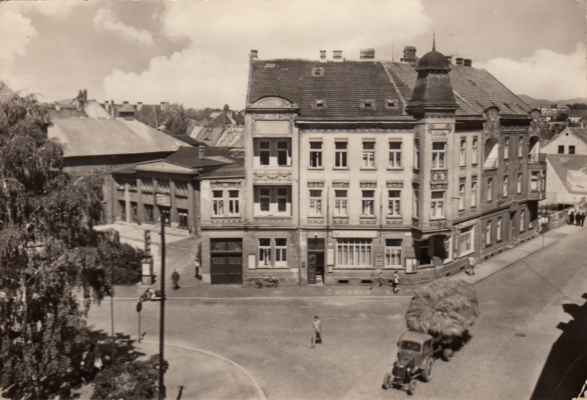 Česká Lípa-Kino a hotel U nádraží-1962