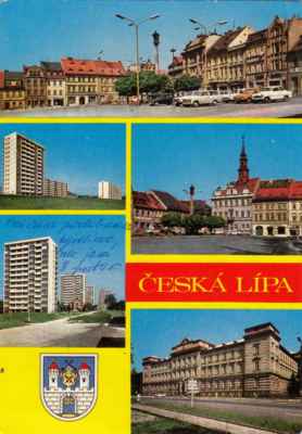 Česká Lípa-Náměstí Míru-Sídliště-Radnice (MěstNV)-Okresní národní výbor-1978