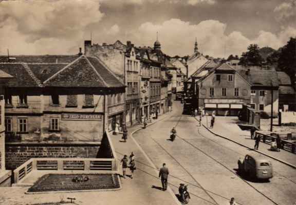 Česká Lípa-Ulice Klementa Gottwalda-1960