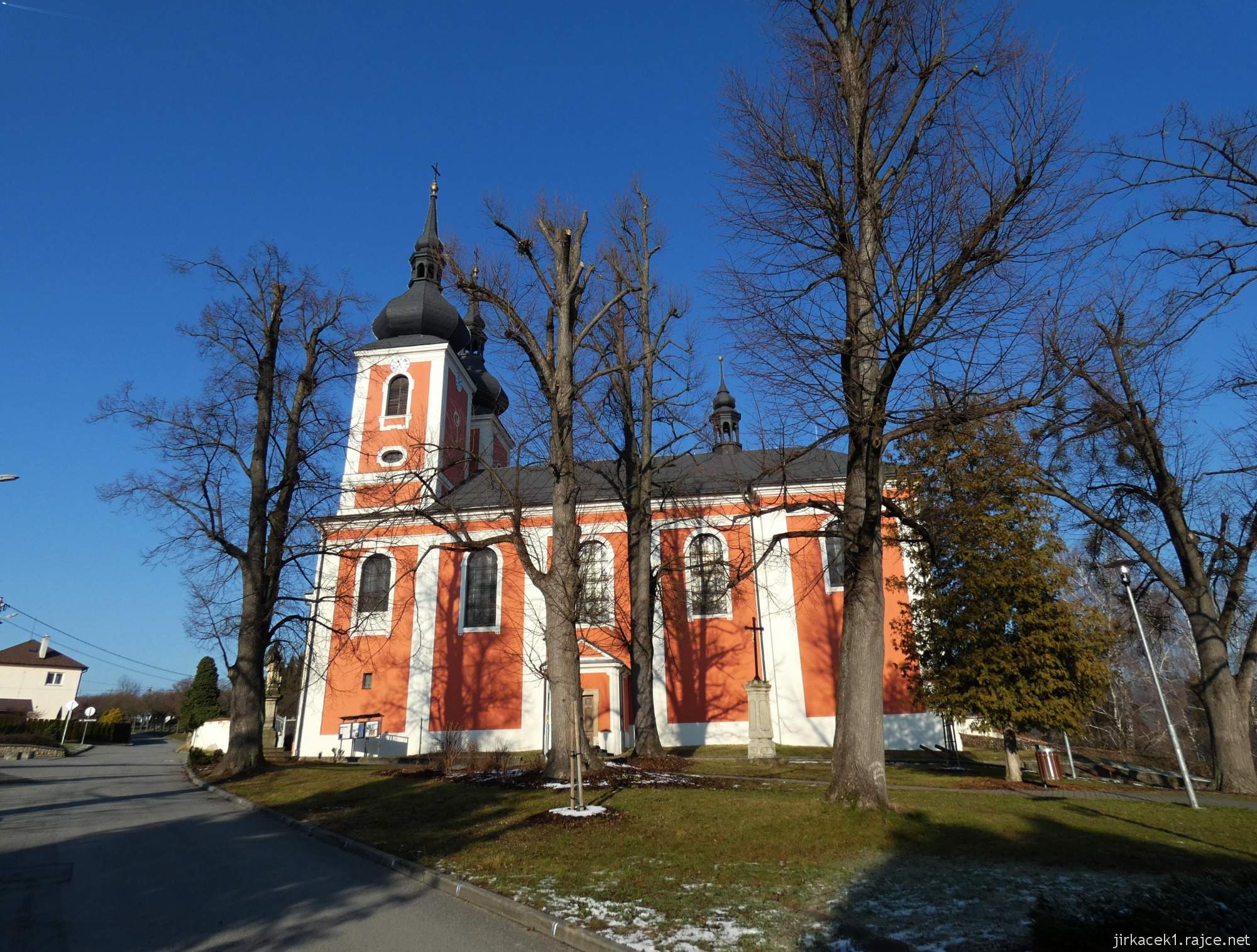 Zašová - kostel Navštívení Panny Marie 01 - celkový pohled