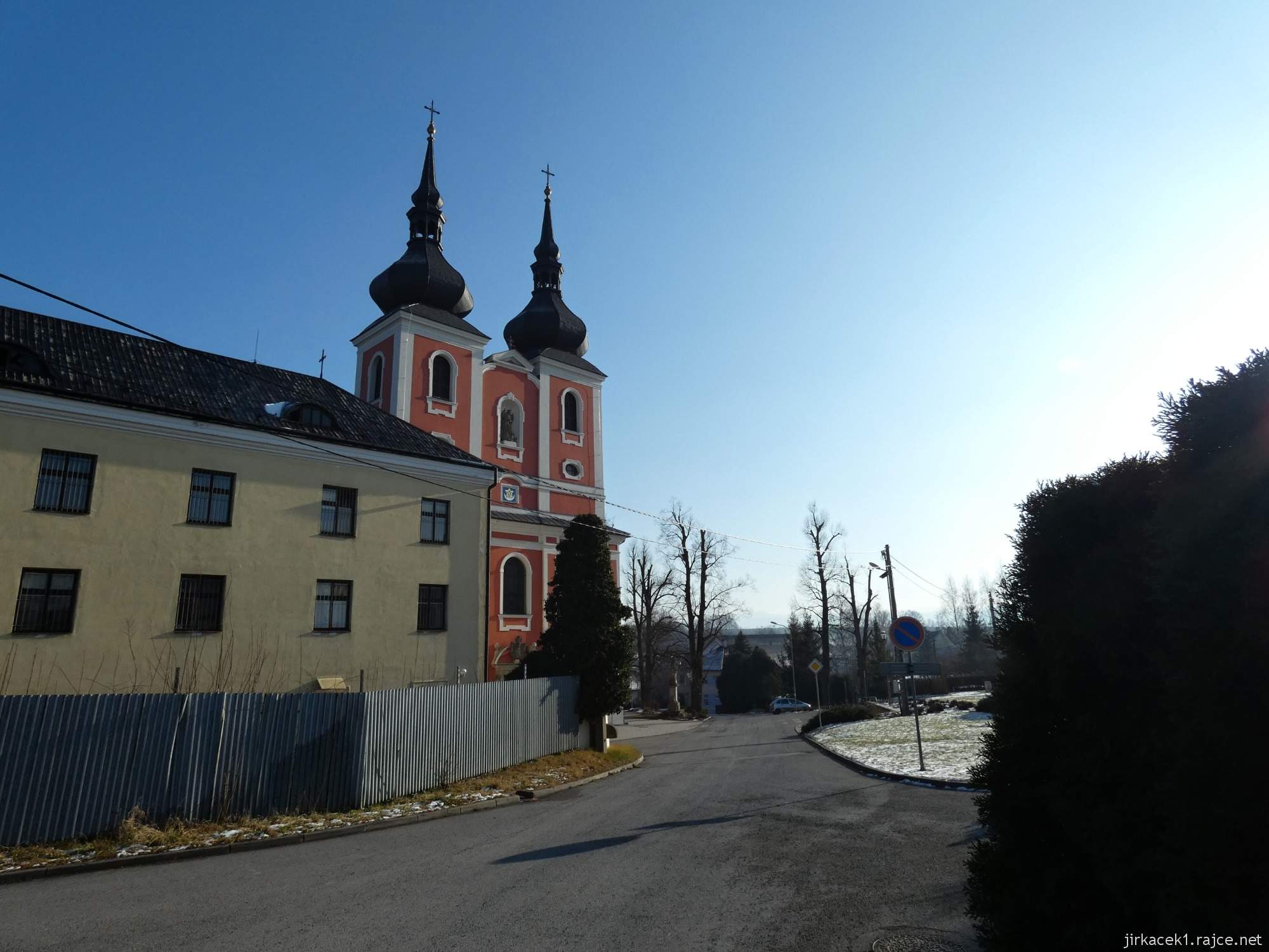 Zašová - kostel Navštívení Panny Marie 23 - část kostela a kláštera