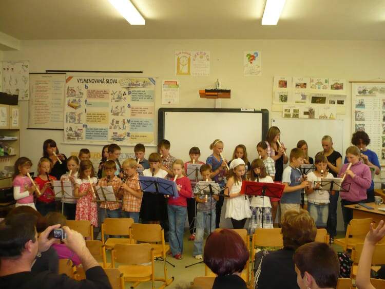 Závěrečný koncert kroužku hry na flétnu