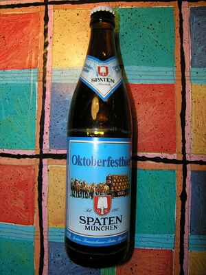 Oktoberfestbier - Spaten - 5,9 % Vol. alc. - photo by © Michal Hanisch, 2008