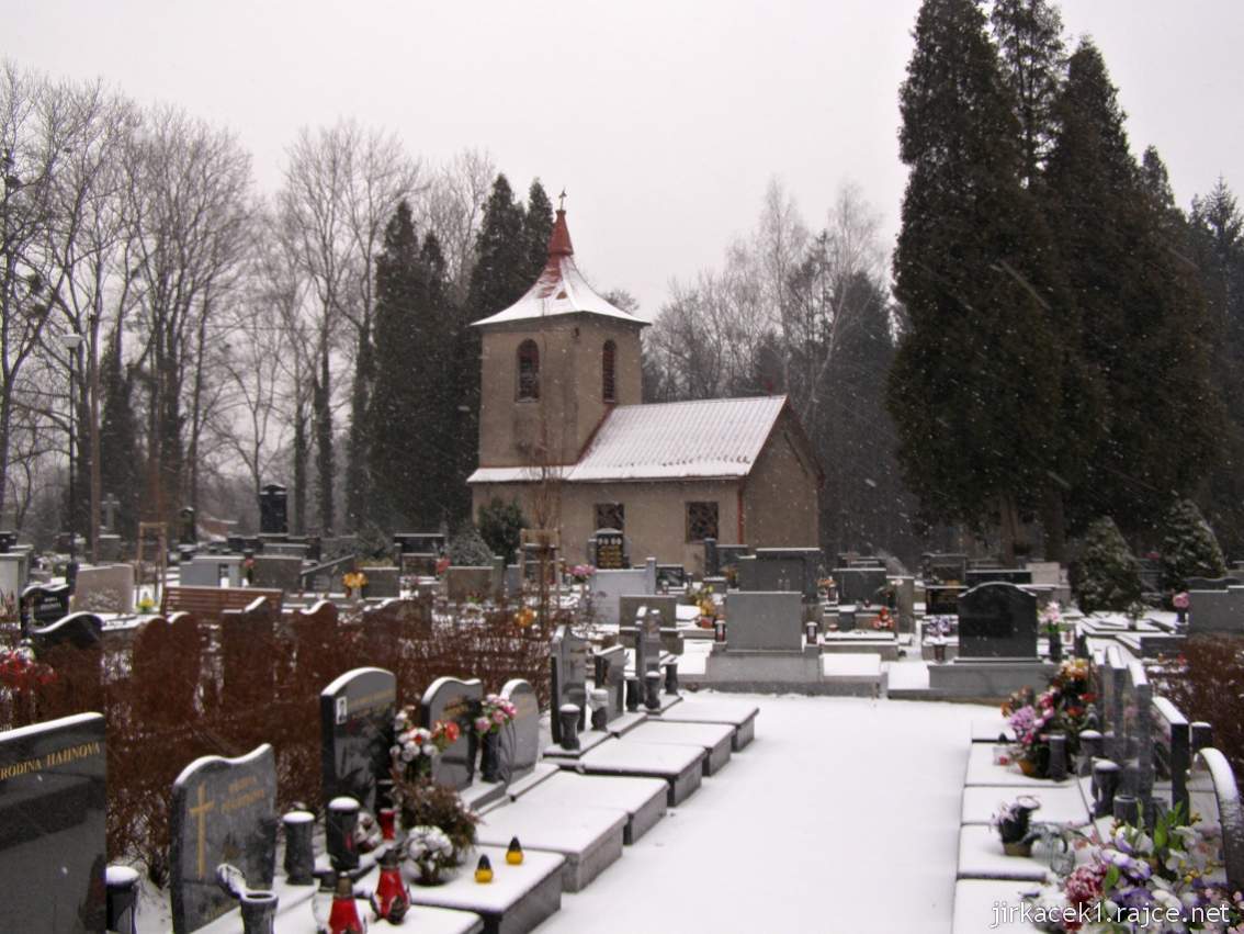 Třinec - Lyžbice - evangelická kaple na hřbitově