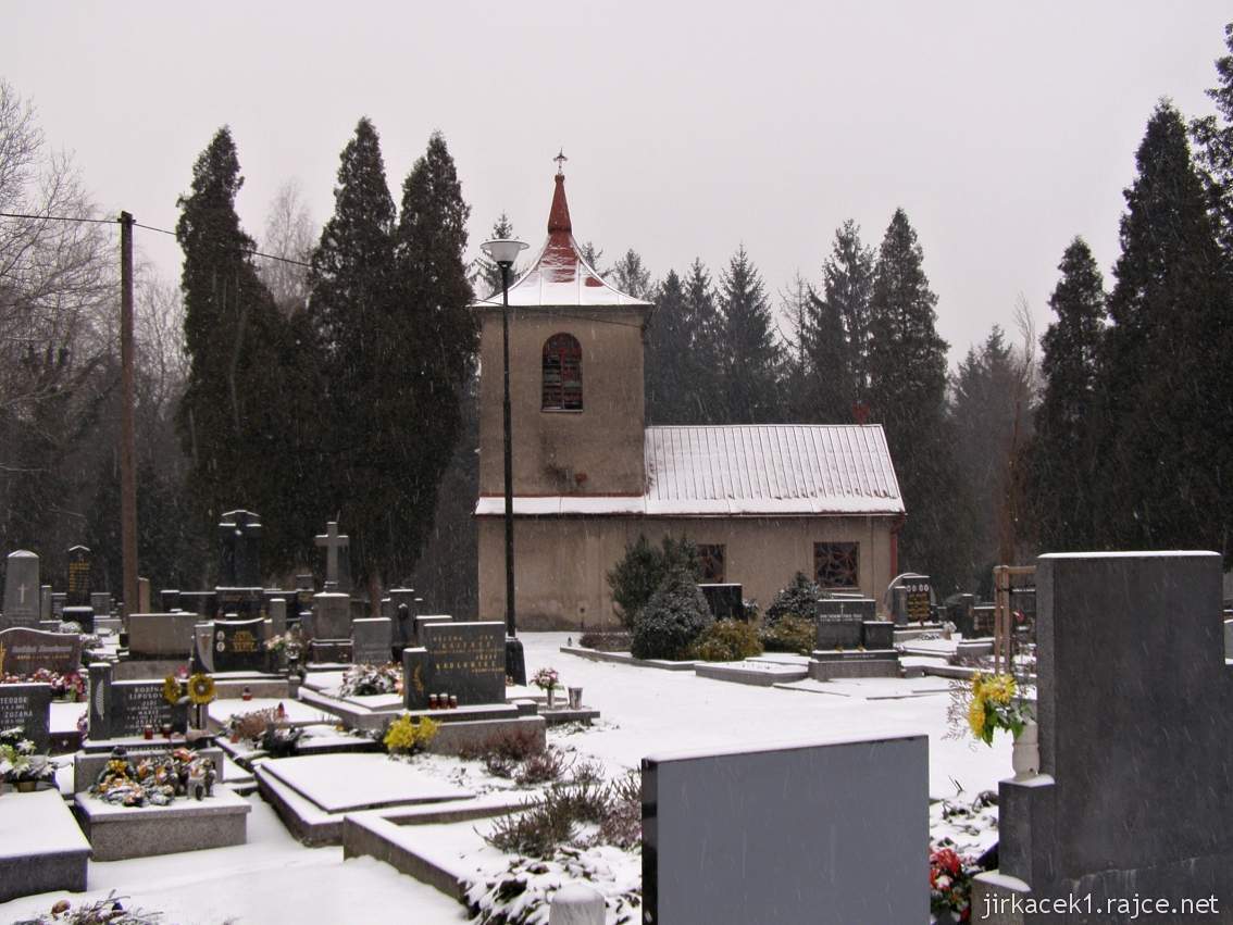 Třinec - Lyžbice - evangelická kaple na hřbitově