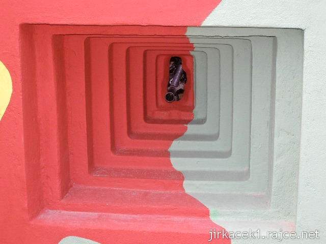 muzeum čs. opevnění Karlštejn 04 - kulomet ve střílně