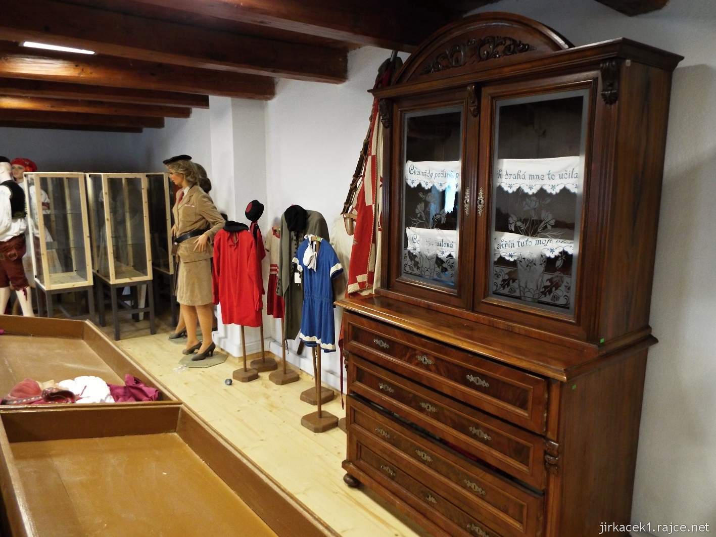 Cholina - Hanácké muzeum - exponáty v první místnosti